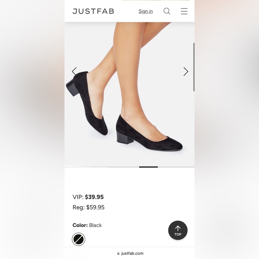 New casual JustFab heels